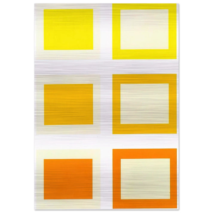 Untitled Schellmann #187-192 - 1990 - Donald Judd Brushed Aluminum Print - 70x100 cm / 28x40 inches | Donald Judd Aluminum Print | Donald Judd Prints