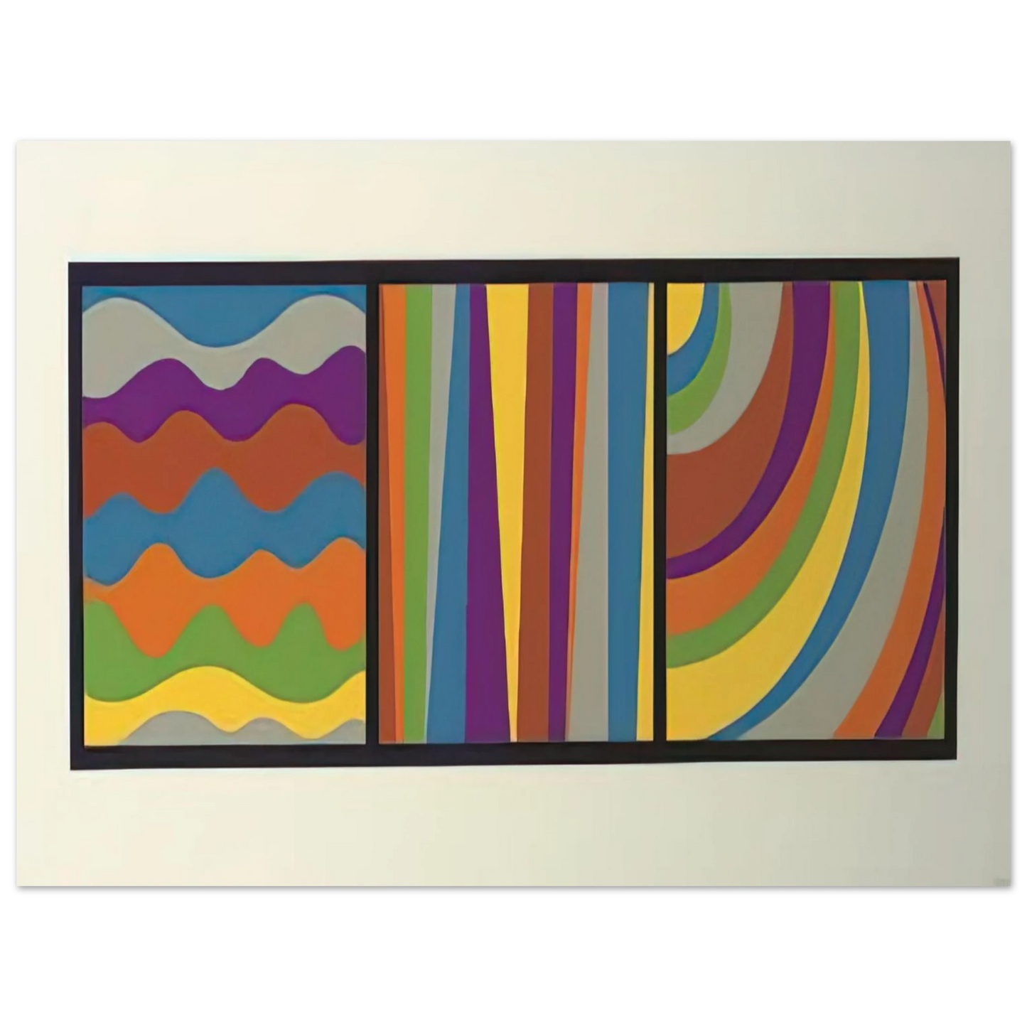 Sol LeWitt - Irregular Arcs, Bands, Loops Fine Art Poster - Default Title