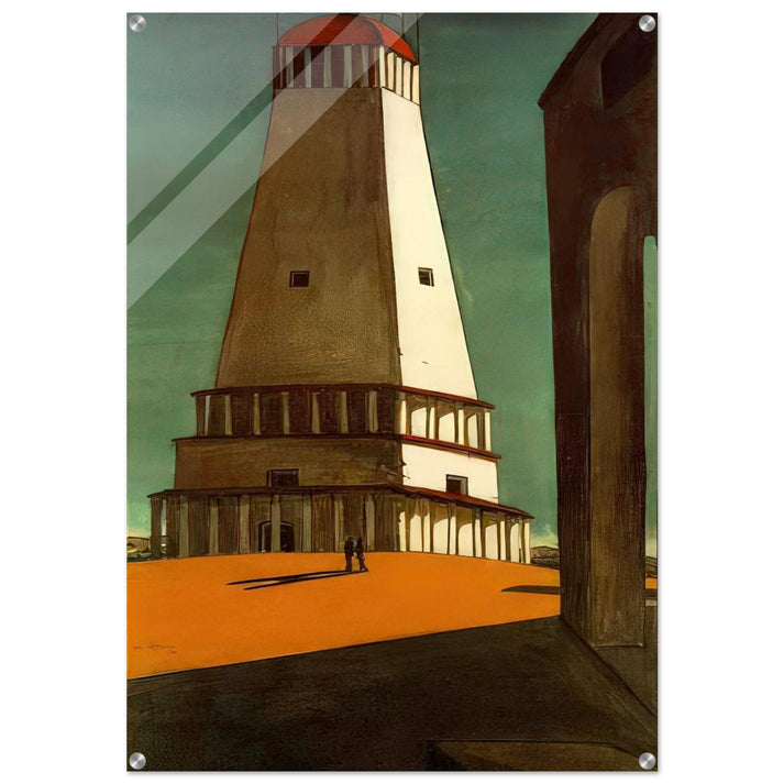 THE NOSTALGIA OF THE INFINITE 1913 - Giorgio de Chirico Acrylic Print - 70x100 cm / 28x40″ inches