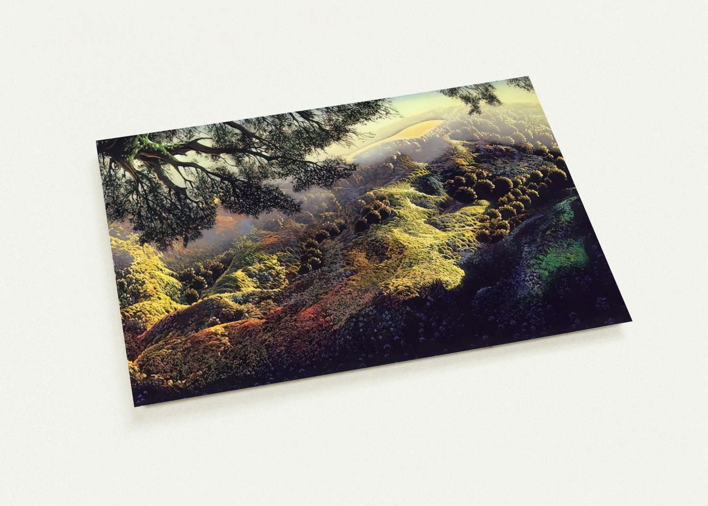 Paradise By Eyvind Earle Pack of 10 Post Cards | Eyvind Earle Post Cards | A6 (10.5 x 14.8 cm) - 4.1 x 5.8 inches