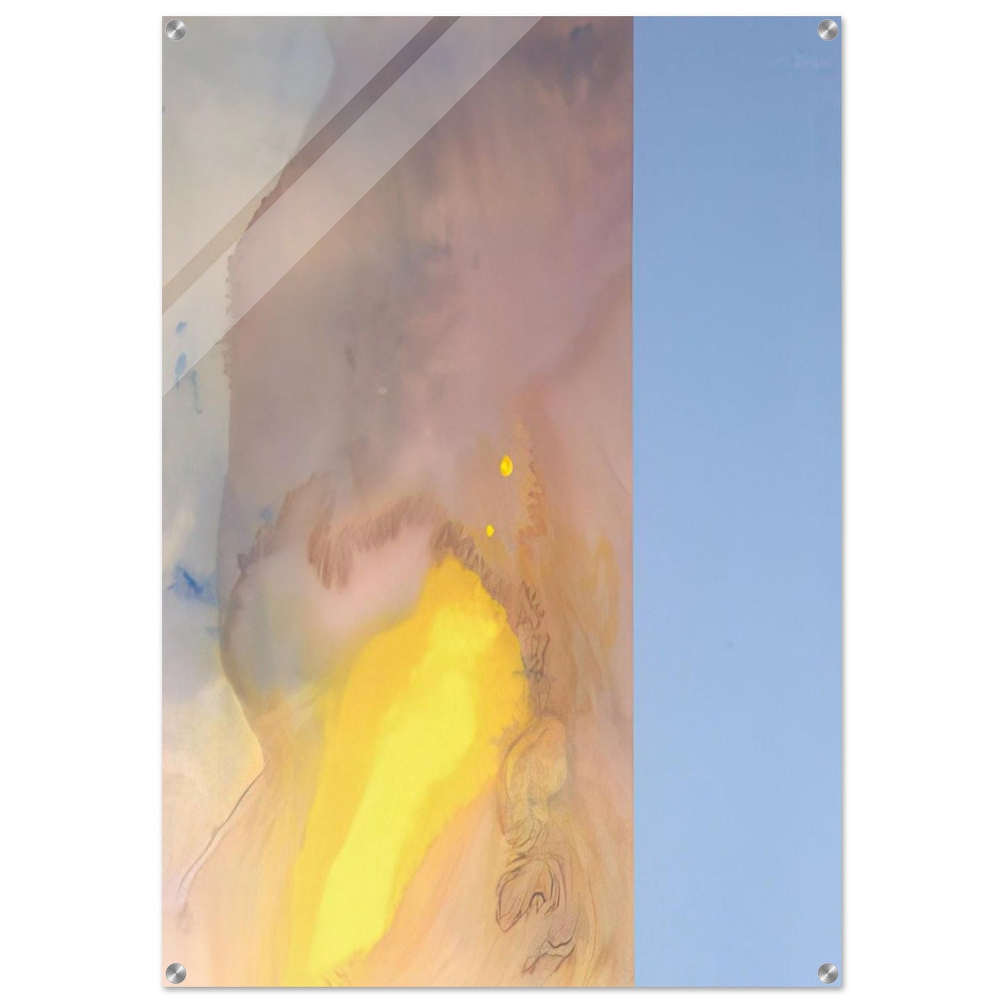 Shiloh - 1969 - Ronnie Landfield Acrylic Print - 70x100 cm / 28x40″ inches | Ronnie Landfield Wall Art | Ronnie Landfield Prints