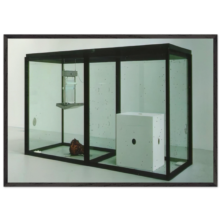 A THOUSAND YEARS - Damien Hirst 70x100 cm / 28x40 inches Framed Art Print – Black Wooden Frame