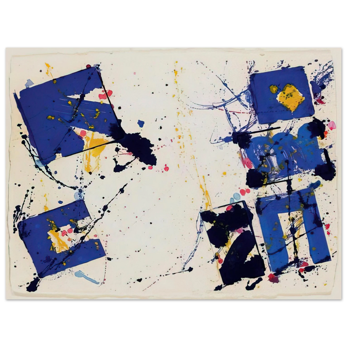 Sam Francis - Untitled EXP-SF-09-17-78 75x100 cm / 30x40inches Fine Art Poster