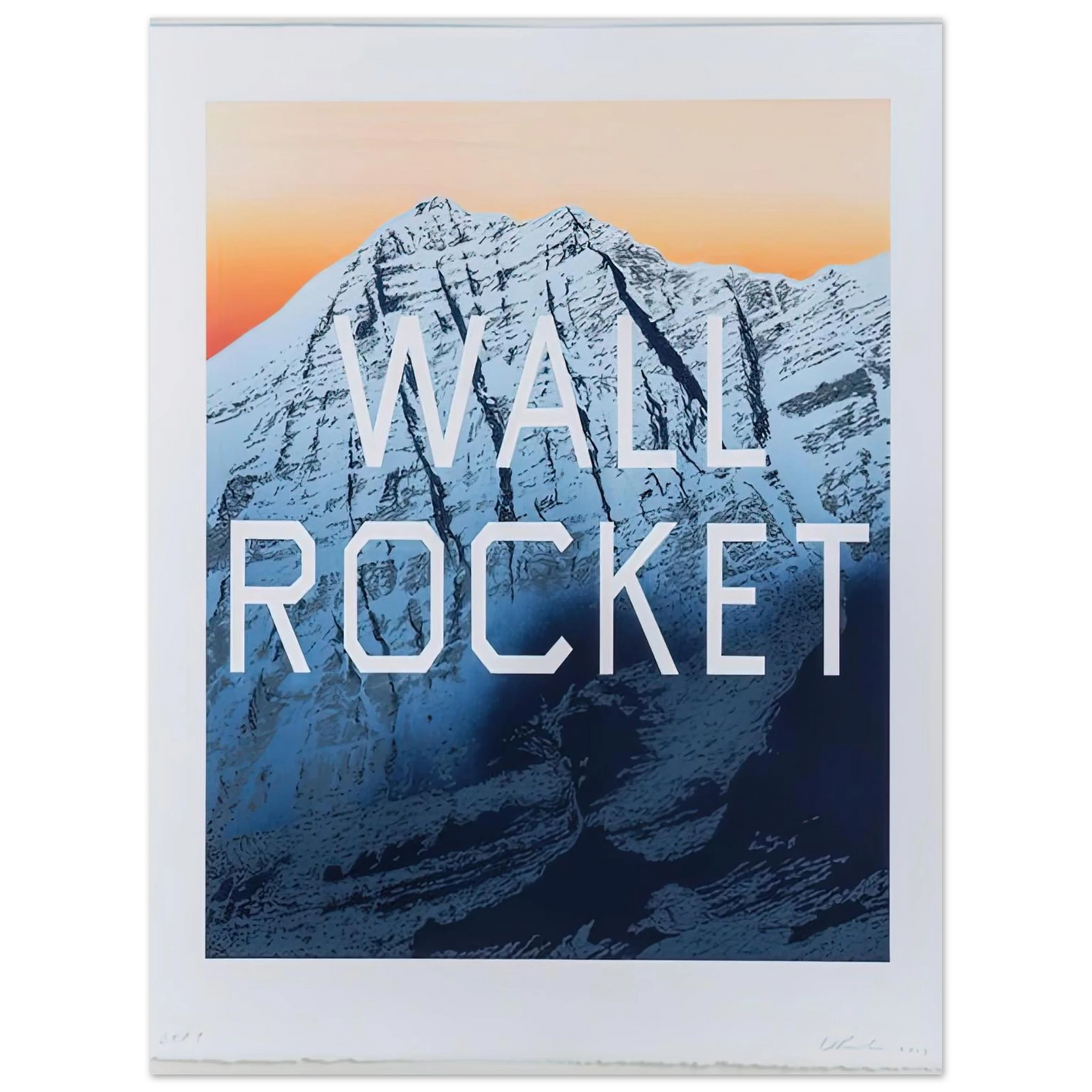 Edward Ruscha - WALL ROCKET 2013 Fine Art Poster - Default Title