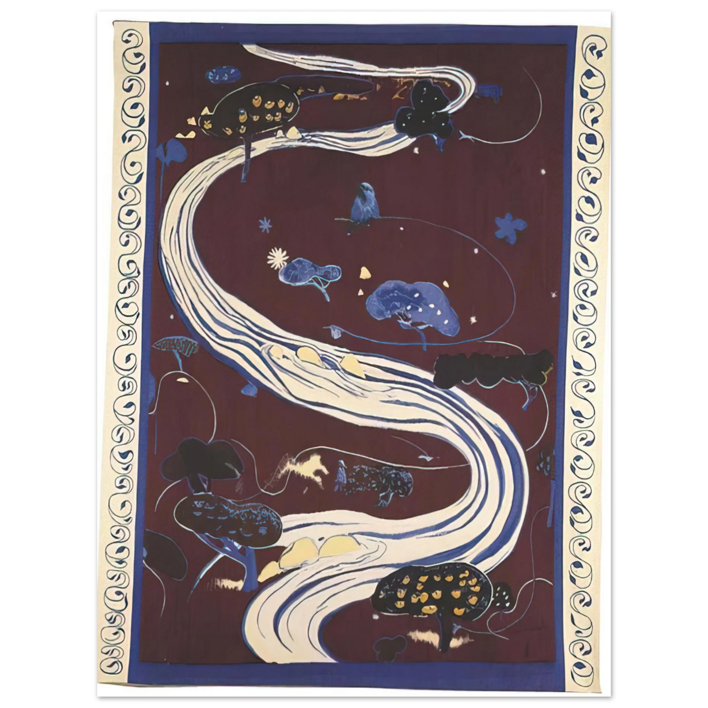 Brett Whiteley - The River - figurative Fine Art Poster - Default Title