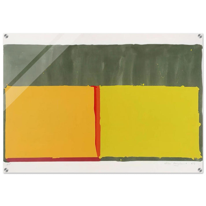 Yellows - 1969 - John Hoyland Acrylic Print - 70x100 cm / 28x40″ inches
