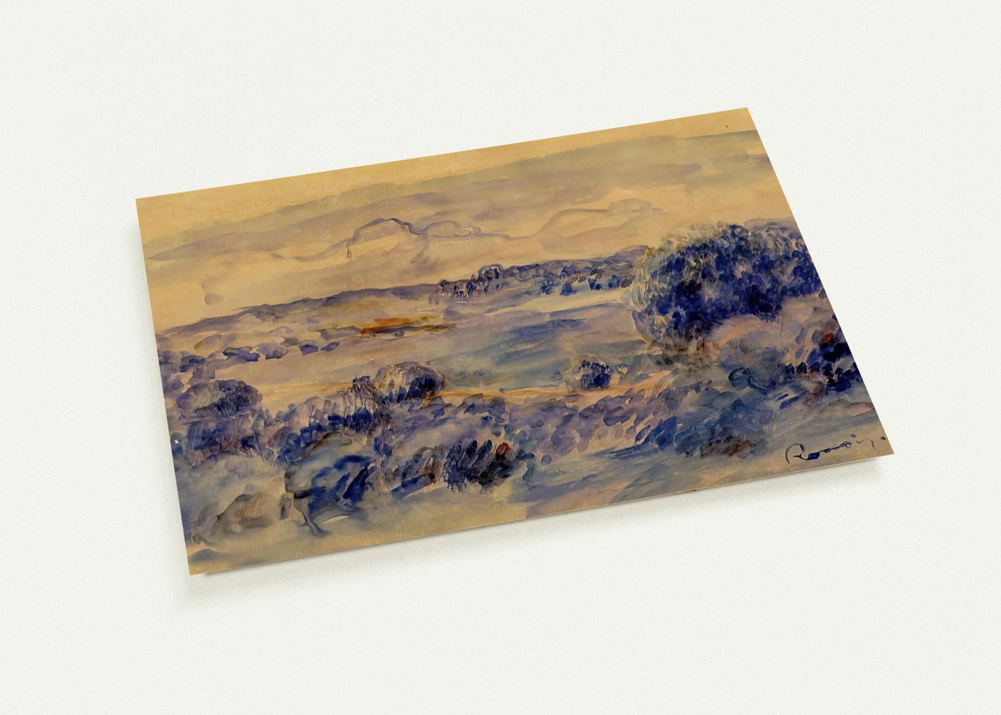 Guernsey Landscape By Pierre-Auguste Renoir Pack of 10 Post Cards | Pierre-Auguste Renoir Post Cards | A6 (10.5 x 14.8 cm) - 4.1 x 5.8 inches