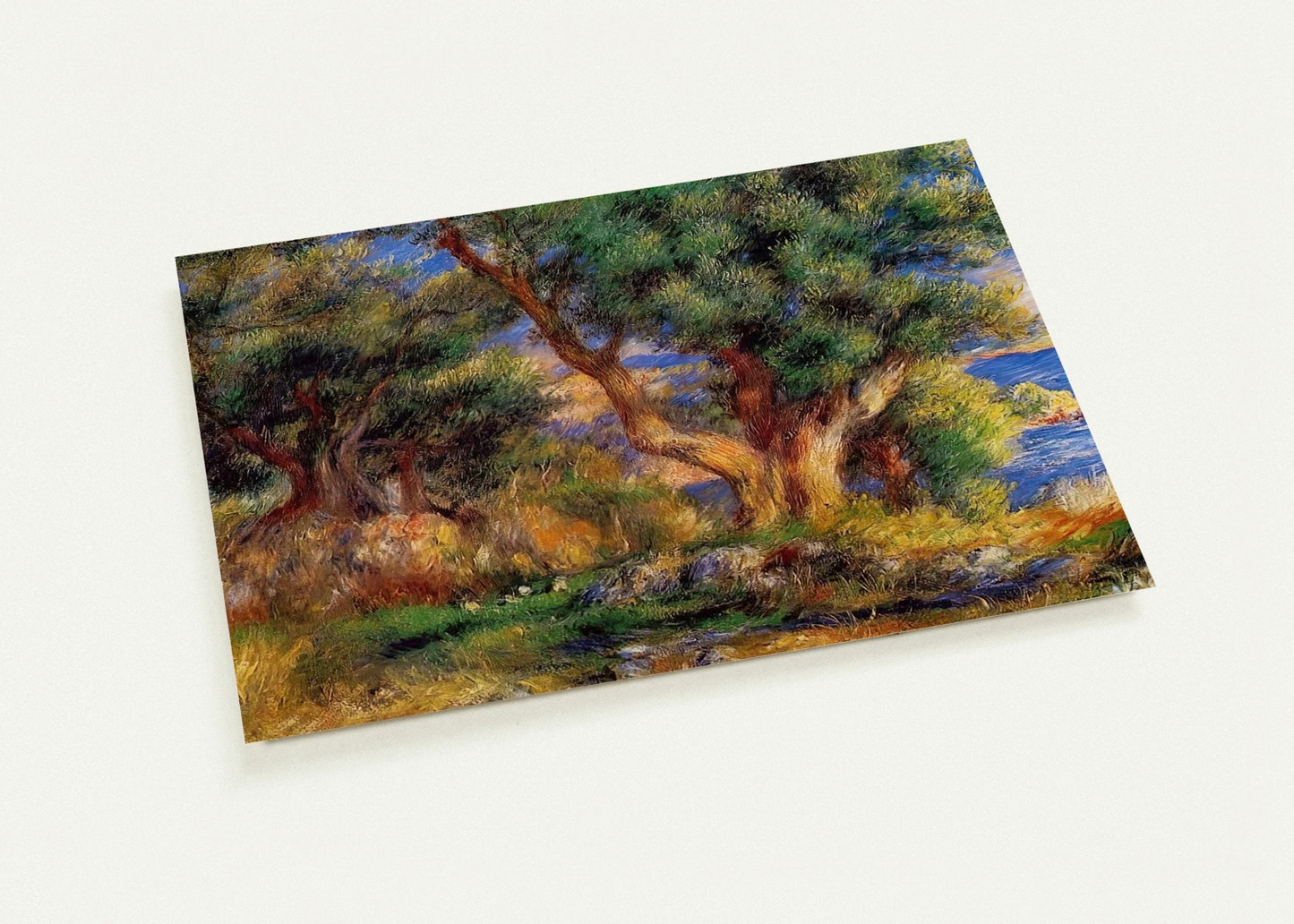 Landscape near Manton By Pierre-Auguste Renoir Pack of 10 Post Cards | Pierre-Auguste Renoir Post Cards | A6 (10.5 x 14.8 cm) - 4.1 x 5.8 inches