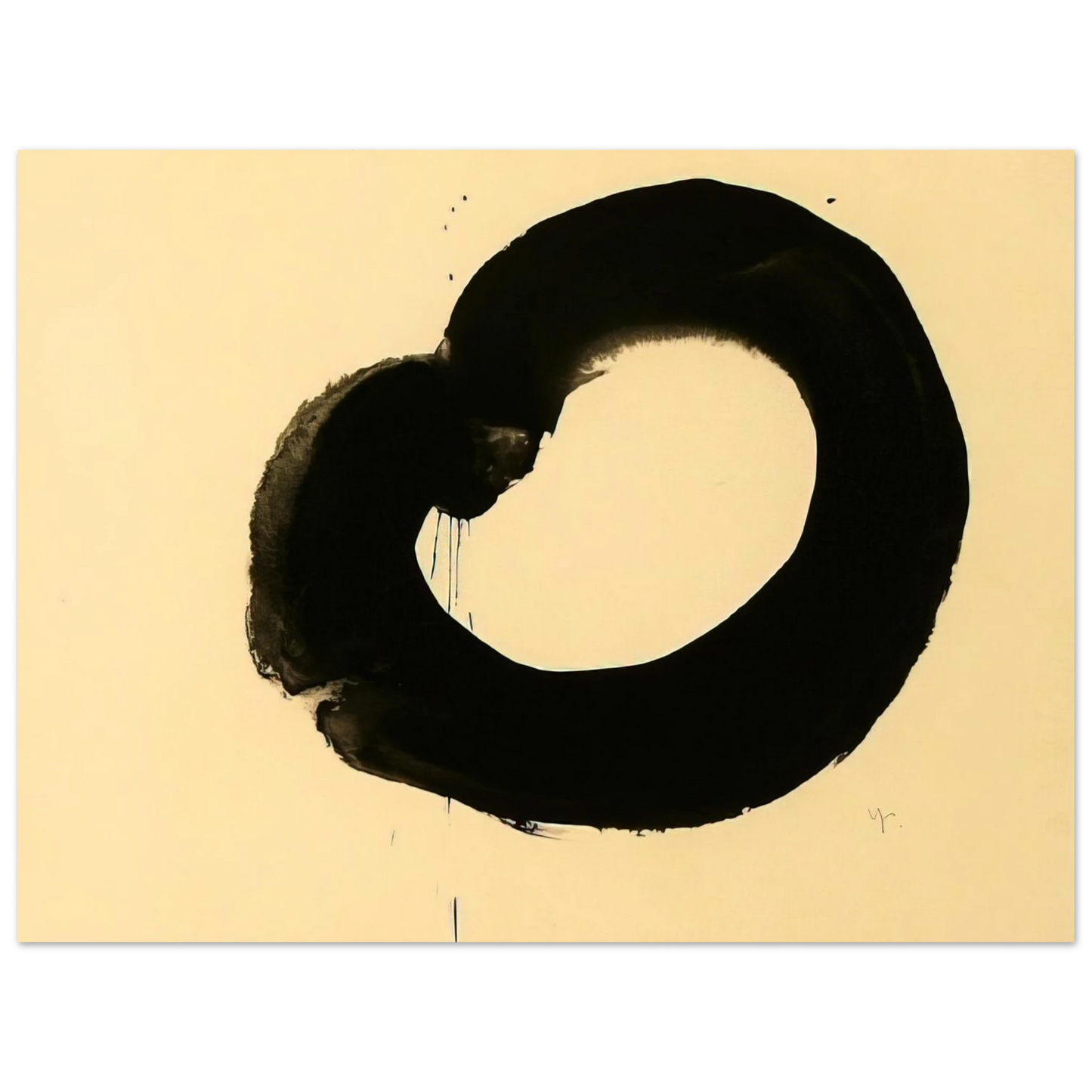 Jiro Yoshihara - Untitled - Art Informel, Zen Fine Art Poster - Default Title