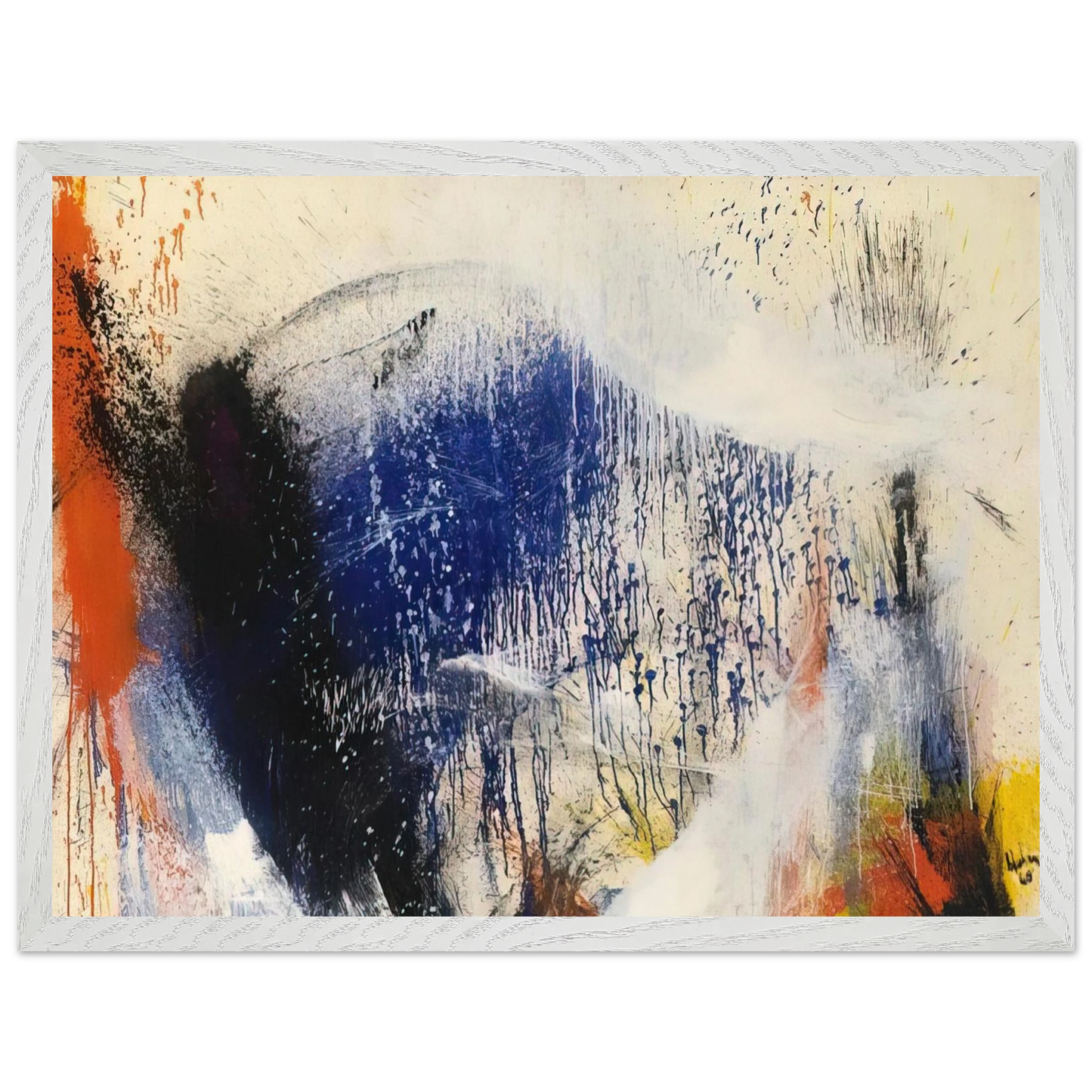 Helen Frankenthaler - Untitled - 1960 Wall art - 70x100 cm / 28x40 inches - Fine Art Poster - -