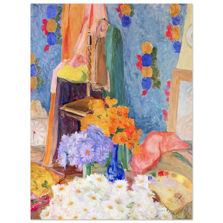 Tarsila do Amaral - Mario De Andrade's Daisies 75x100 cm / 30x40inches Fine Art Poster