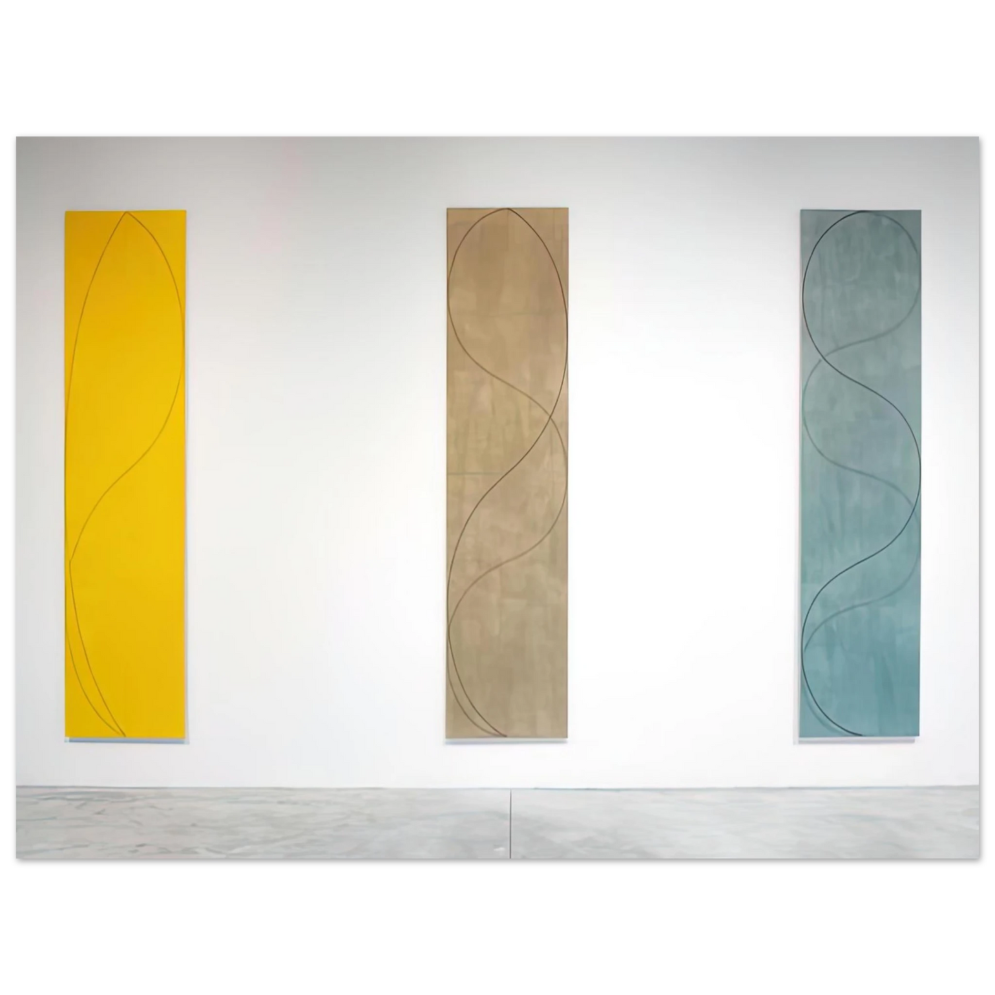 Robert Mangold - COLUMN PAINTINGS 2004 Fine Art Poster - Default Title