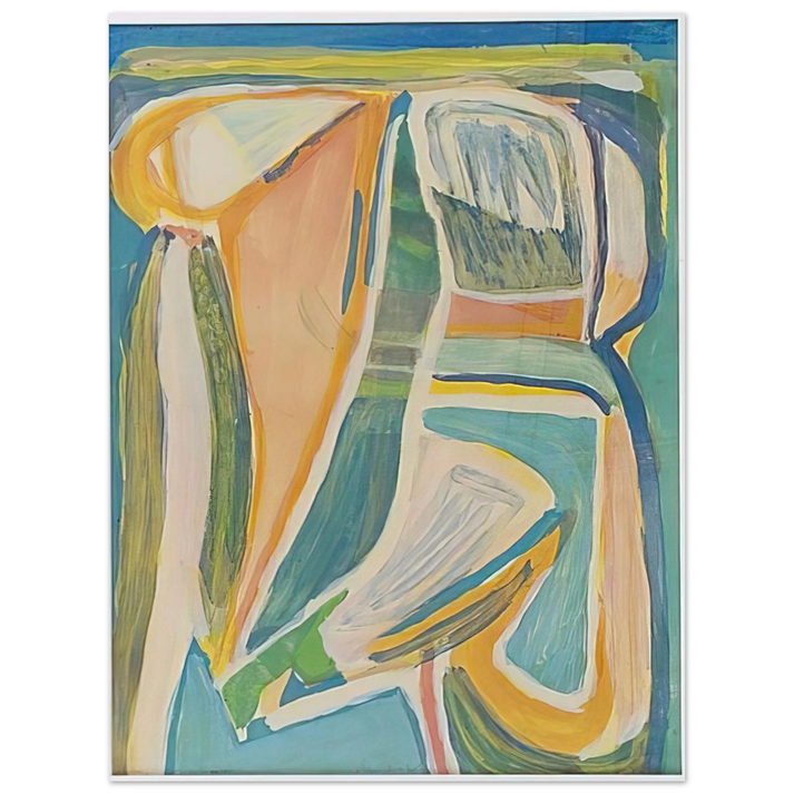 Bram van Velde - Untitled - Lyrical Abstraction 75x100 cm / 30x40inches Fine Art Poster