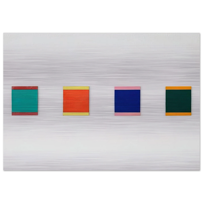 CONEY ISLAND II 1975 - BLINKY PALERMO Brushed Aluminum Print - 70x100 cm / 28x40 inches | BLINKY PALERMO Aluminum Print | BLINKY PALERMO Prints