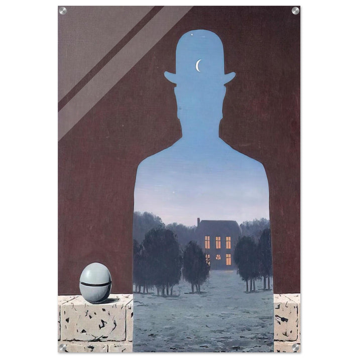 THE HAPPY DONOR 1966 - Rene Magritte Acrylic Print - 70x100 cm / 28x40″ inches