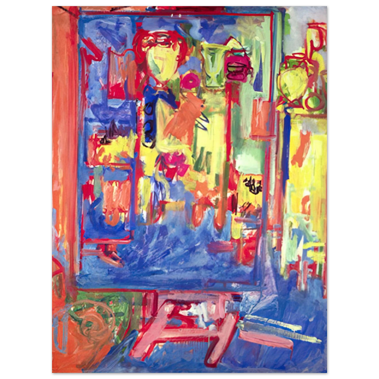 Hans Hofmann - Interior Composition Fine Art Poster - Default Title
