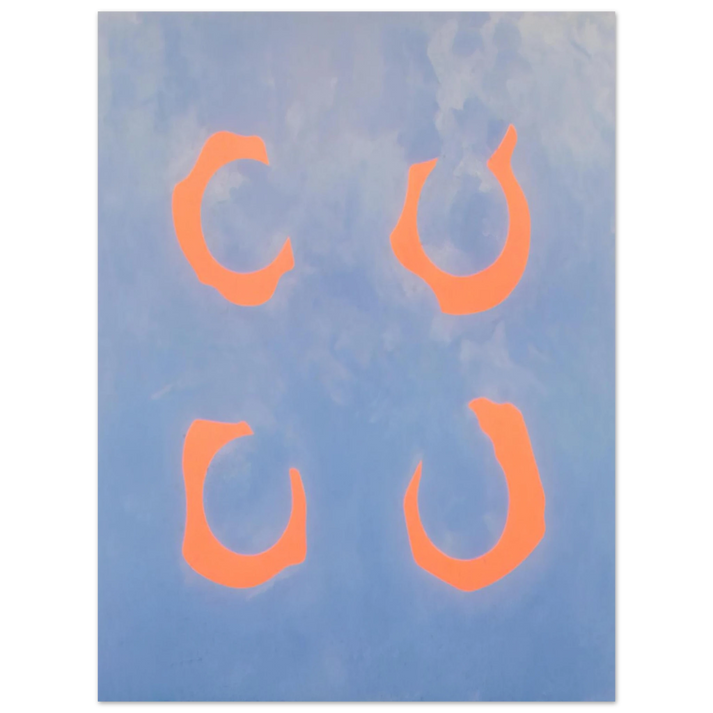 Jeremy Moon - Red Chord - 1962 75x100 cm / 30x40inches Fine Art Poster