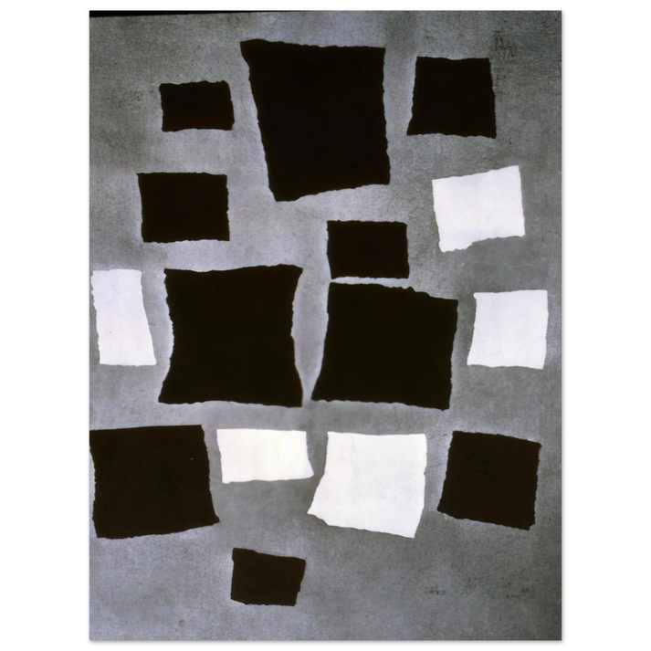 Jean Arp - Squares or Rectangles Arranged According to the Laws of Chance 75x100 cm / 30x40inches Fine Art Poster