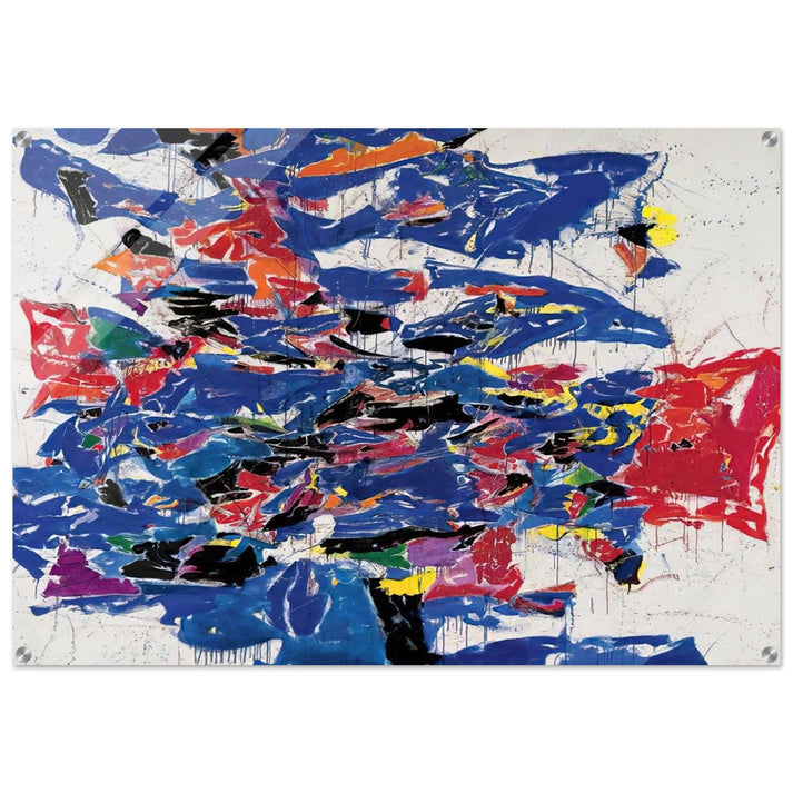 Round the World - Sam Francis Acrylic Print - 70x100 cm / 28x40″ inches