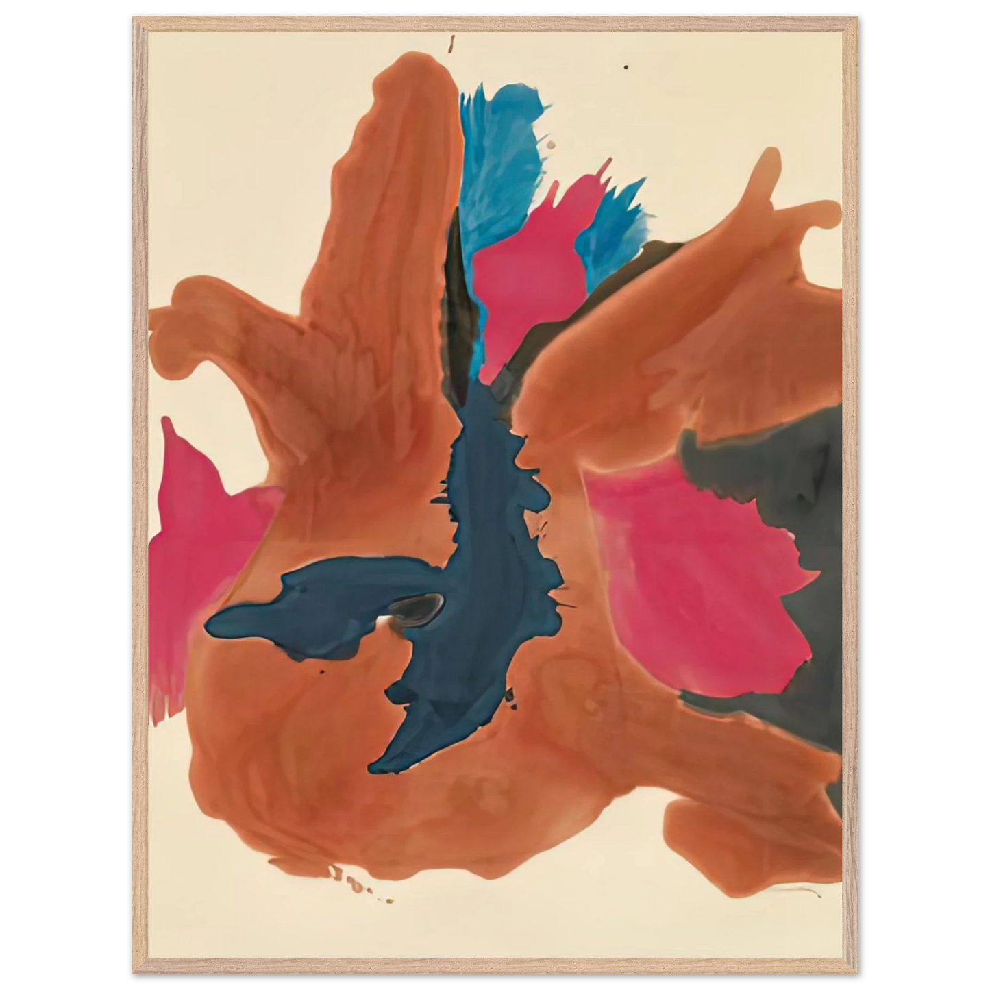 Helen Frankenthaler - Pink Lady, 1963- Wall Art - 30x40 cm / 12x16 inches - Fine Art Poster - -