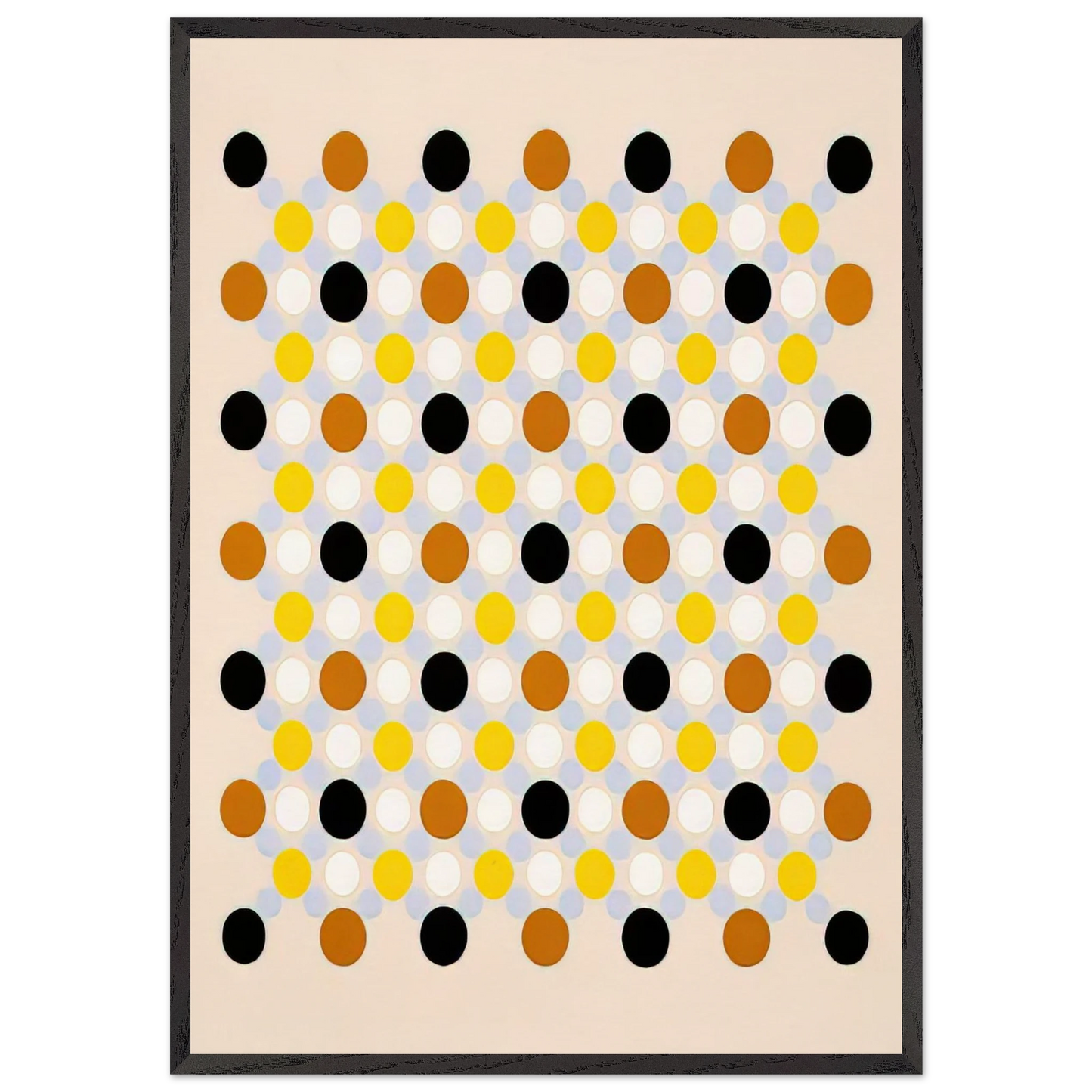 Rivet Lilt - 1962 - Thomas Downing Framed Art Print – Black Wooden Frame - Default Title - -Framed Art Print