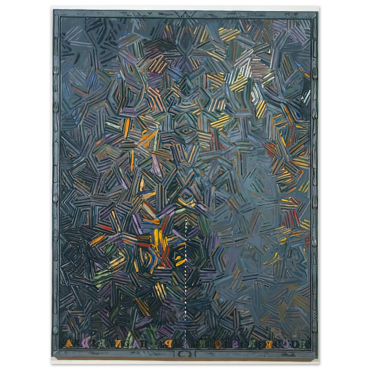 Jasper Johns - DANCERS ON A PLANE 1981 Fine Art Poster - Default Title