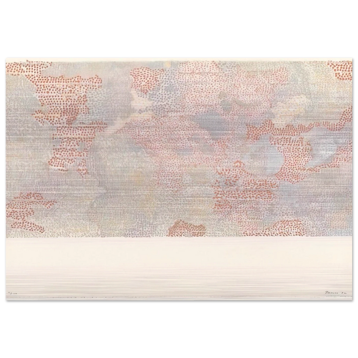 Maskelyne DA Region of the Moon from the series Lunar Maps - 1972 - Nancy Graves Brushed Aluminum Print - 70x100 cm / 28x40 inches | Nancy Graves Aluminum Print | Nancy Graves Prints