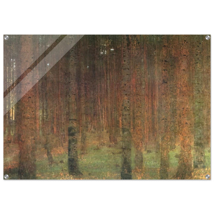 PINE FOREST II - Gustav Klimt Acrylic Print - 70x100 cm / 28x40″ inches