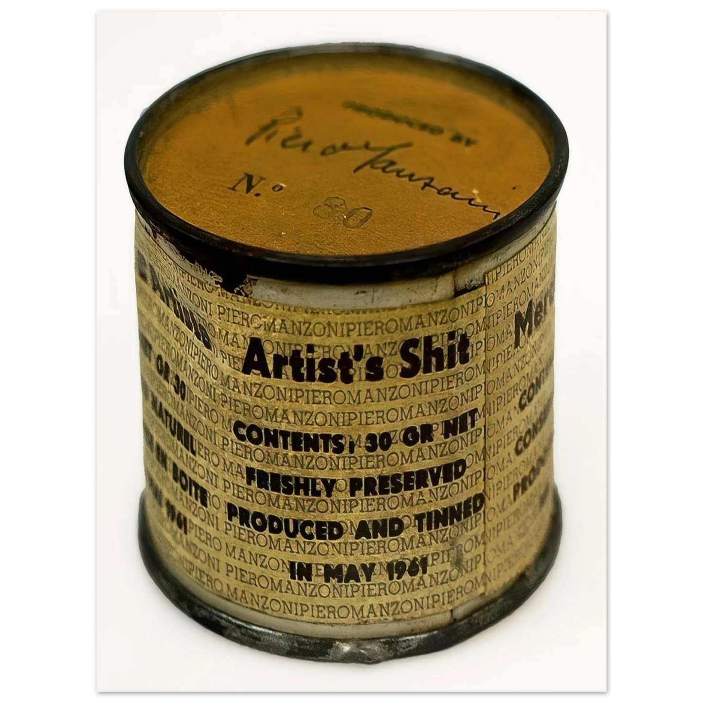 Piero Manzoni - Artist's Shit Fine Art Poster - Default Title