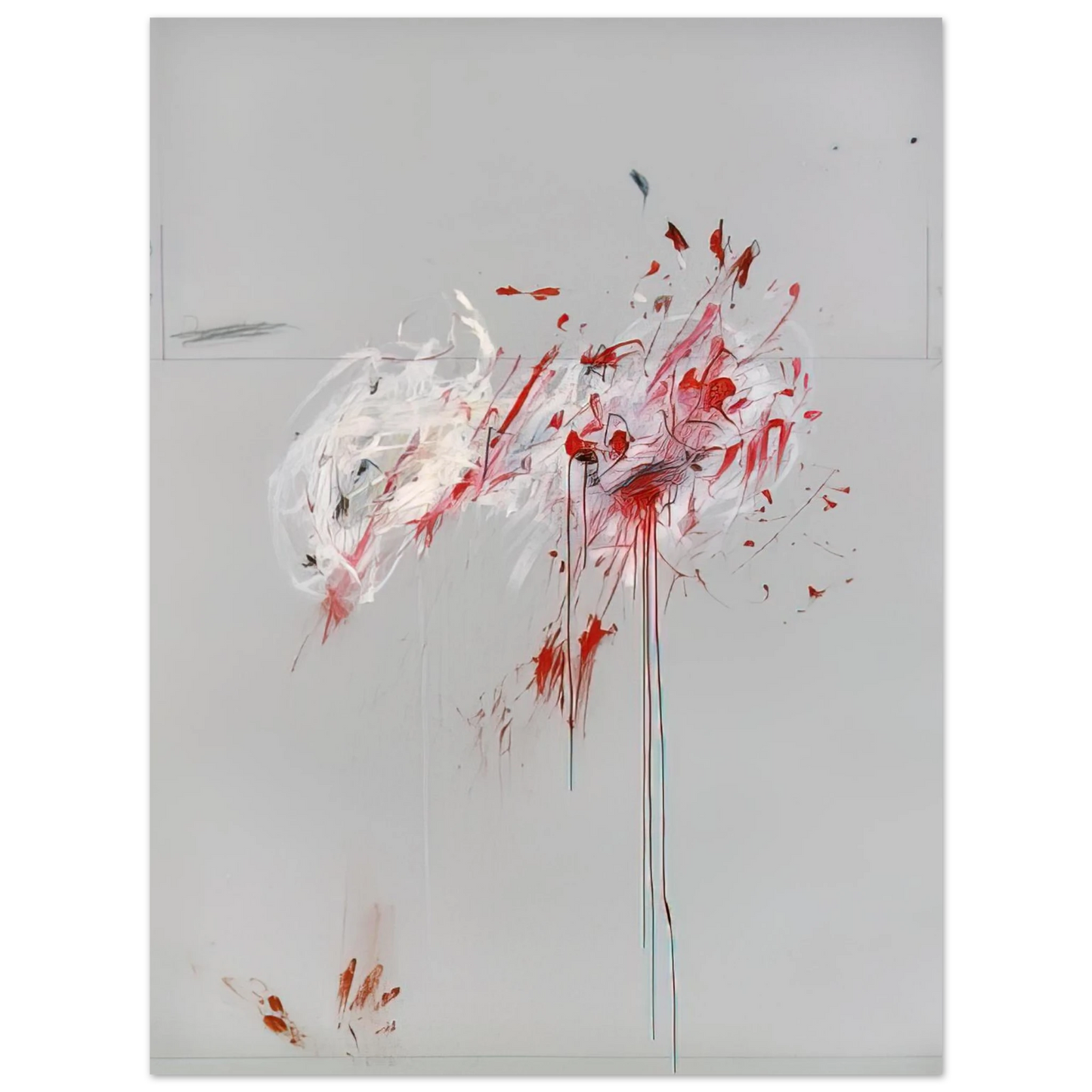 Cy Twombly - Nine Discourses on Commodus, Part III Fine Art Poster - Default Title