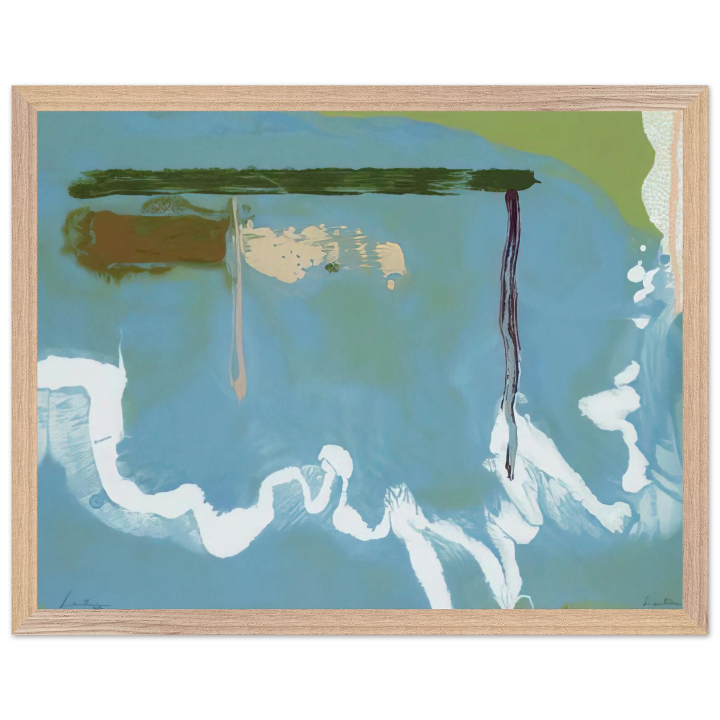 Helen Frankenthaler - Skywriting - 1997 Wall art - 50x70 cm / 20x28 inches - Fine Art Poster - -