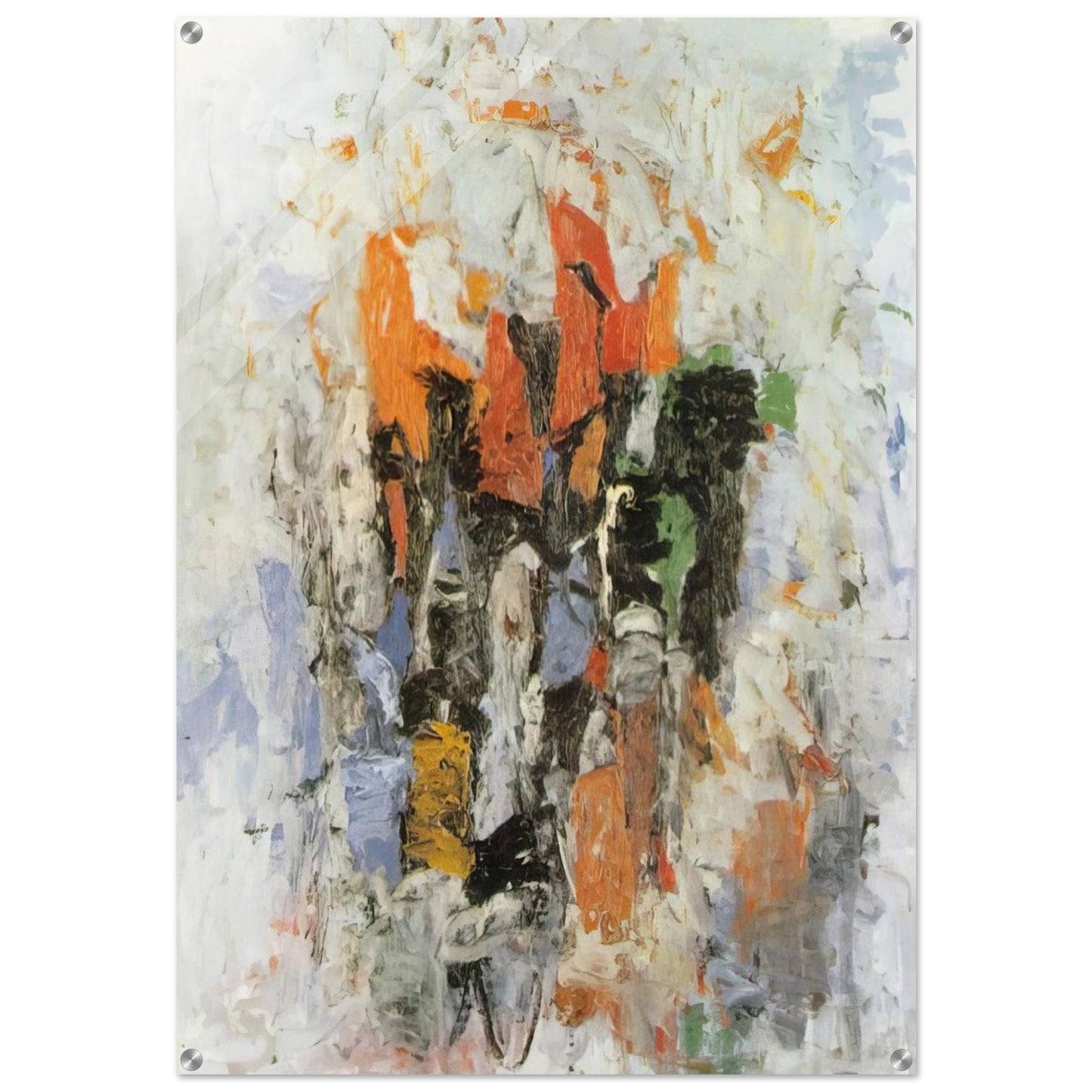 CLOCK - Philip Guston Acrylic Print - 70x100 cm / 28x40″ inches