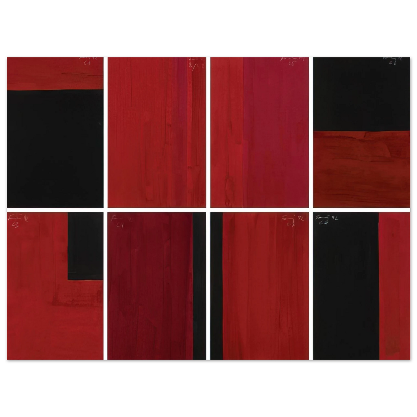 Gunther Forg - Untitled in 8 Parts - 1992 Fine Art Poster - Default Title