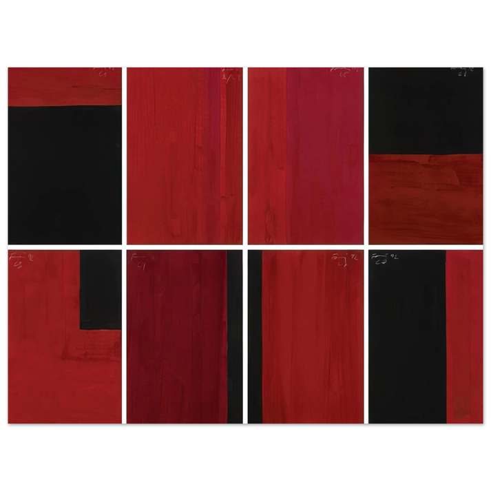 Gunther Forg - Untitled in 8 Parts - 1992 75x100 cm / 30x40inches Fine Art Poster