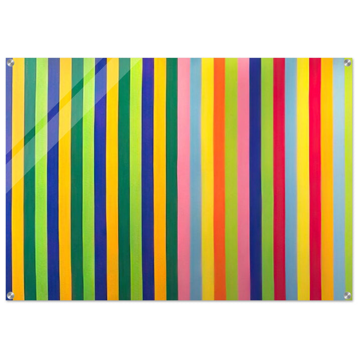 Solar Skin - 1964 - Gene Davis Acrylic Print - 70x100 cm / 28x40″ inches