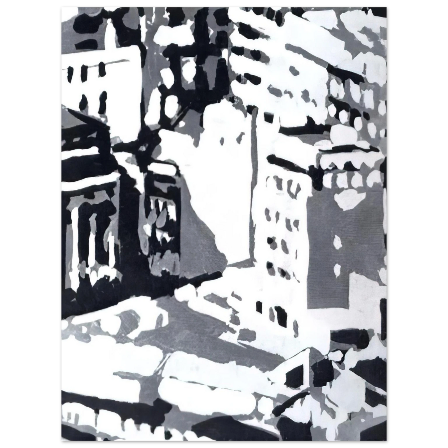 Gerhard Richter - TOWNSCAPE 1969 1 Fine Art Poster - Default Title