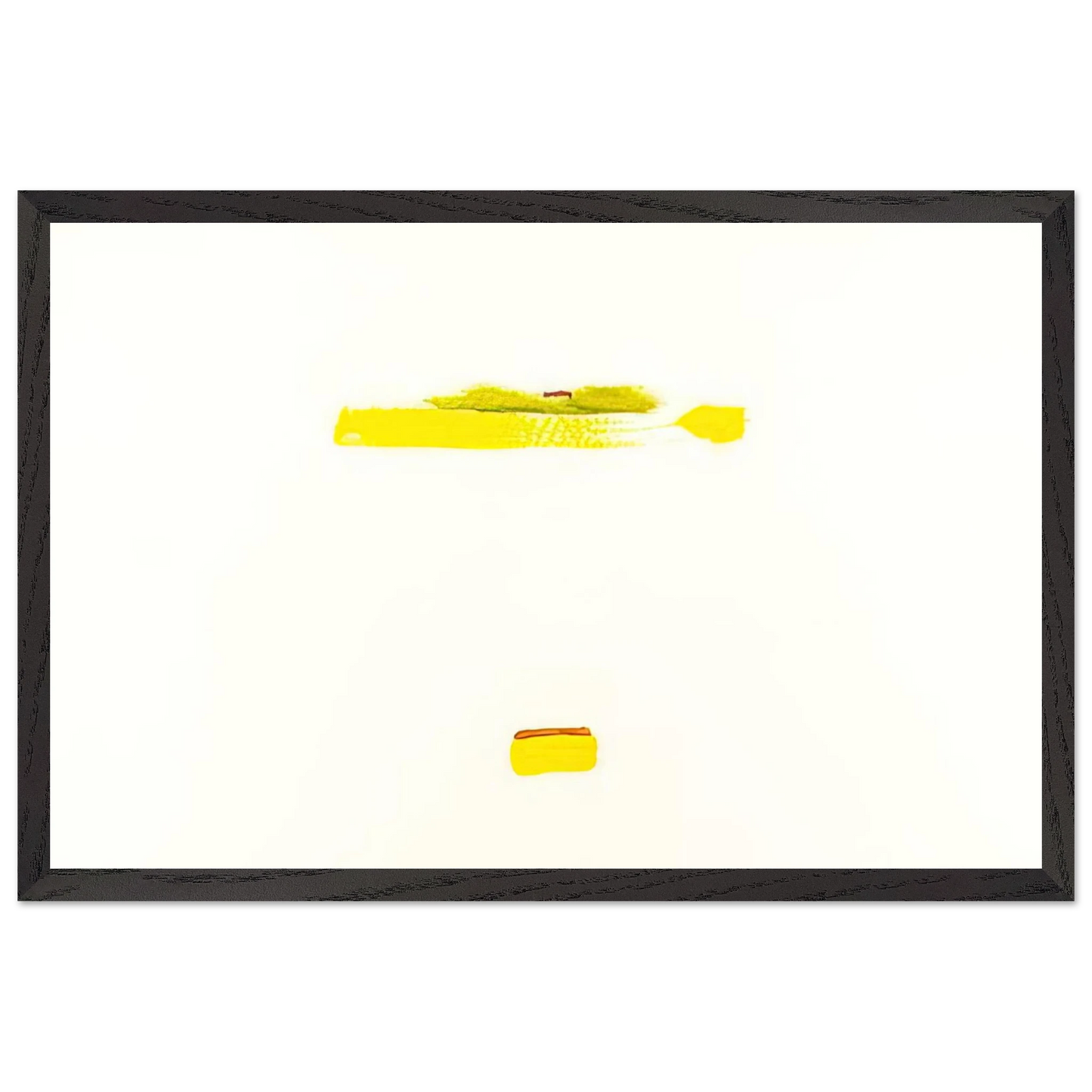 Helen Frankenthaler - New York III - 1972 Wall art - 13x18 cm / 5x7 inches - Premium Wooden Framed Poster With Fine Art Paper - Black frame