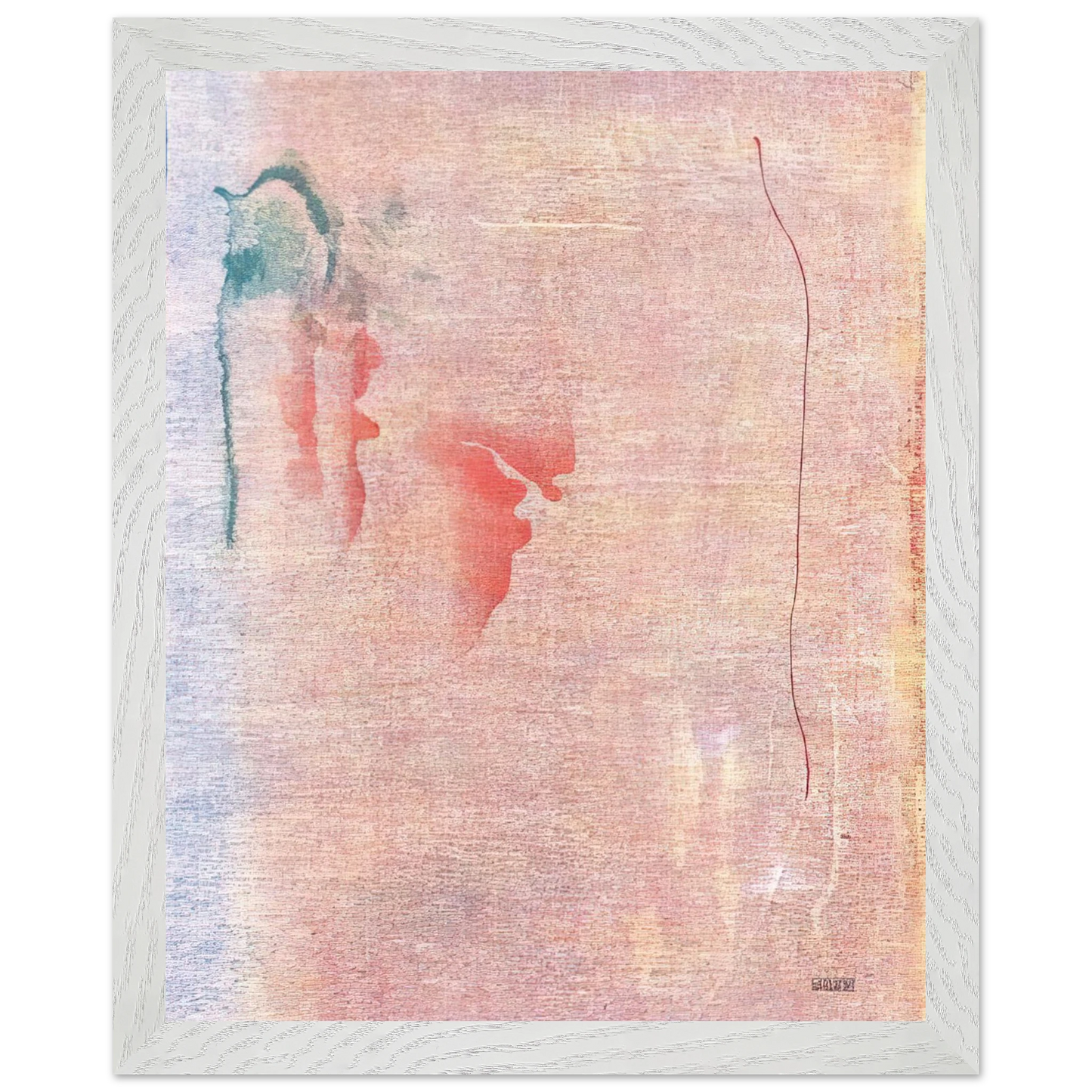 Helen Frankenthaler - Cedar Hill - 1983 Wall art - A3 (29.7 x 42 cm) - Premium Wooden Framed Poster With Fine Art Paper - Black frame