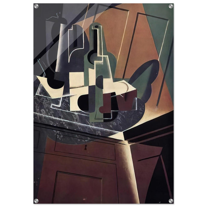 THE SIDEBOARD 1917 - Juan Gris Acrylic Print - 70x100 cm / 28x40″ inches