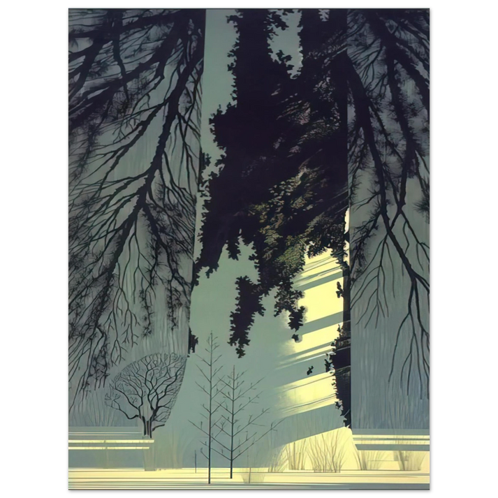 Eyvind Earle - Snow White 75x100 cm / 30x40inches Fine Art Poster