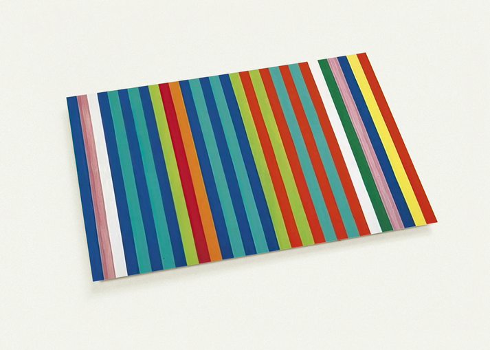 Orange Twitter - 1966 By Gene Davis Pack of 10 Post Cards | Gene Davis Post Cards | A6 (10.5 x 14.8 cm) - 4.1 x 5.8 inches