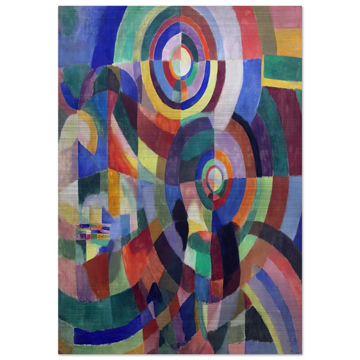 ELECTRIC PRISMS 1 - Sonia Delaunay Brushed Aluminum Print - 70x100 cm / 28x40 inches | Sonia Delaunay Aluminum Print | Sonia Delaunay Prints