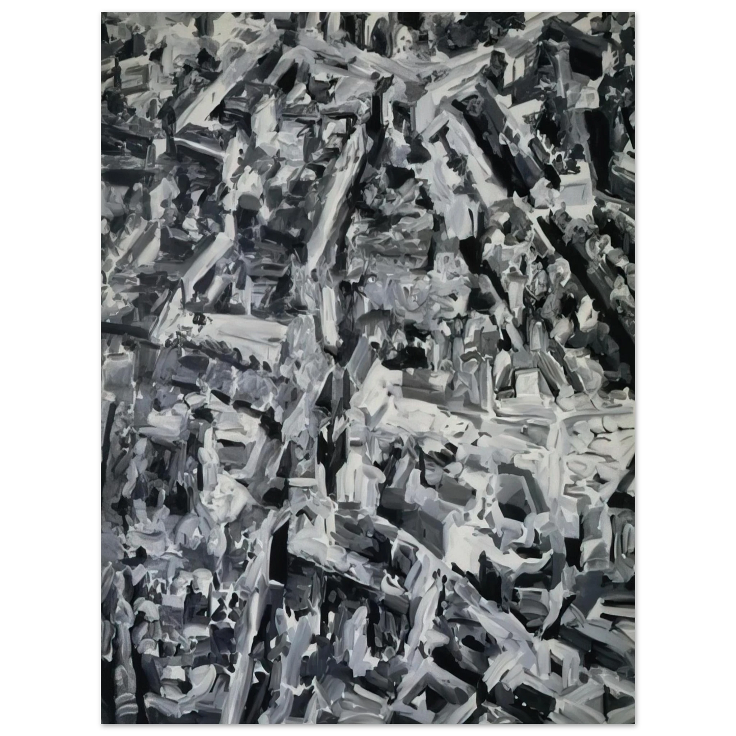Gerhard Richter - TOWNSCAPE F 1968 Fine Art Poster - Default Title