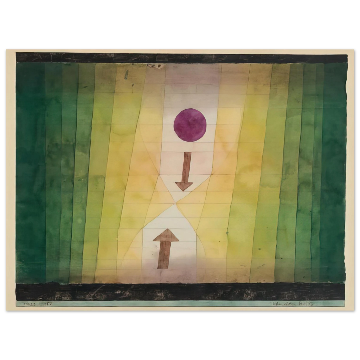 Paul Klee - BEFORE THE BLITZ 1923 Fine Art Poster - Default Title
