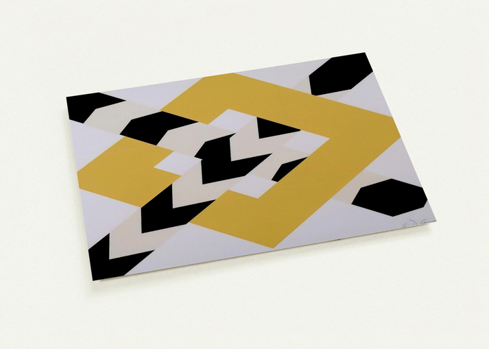 Constellation - 1971 By Allan D Arcangelo Pack of 10 Post Cards | Allan D Arcangelo Post Cards | A6 (10.5 x 14.8 cm) - 4.1 x 5.8 inches