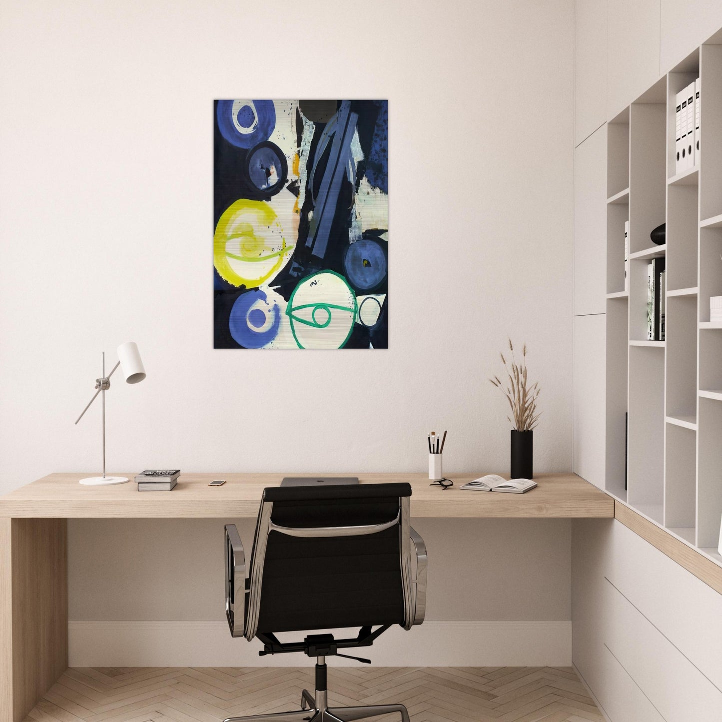 Orakel - 1964 - Ernst Wilhelm Nay Brushed Aluminum Print - 70x100 cm / 28x40 inches | Ernst Wilhelm Nay Aluminum Print | Ernst Wilhelm Nay Prints