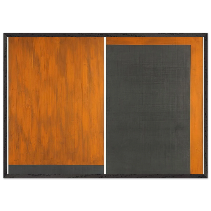 Untitled No 12 and 13 - 1991 - Gunther Forg 70x100 cm / 28x40 inches Framed Art Print – Black Wooden Frame