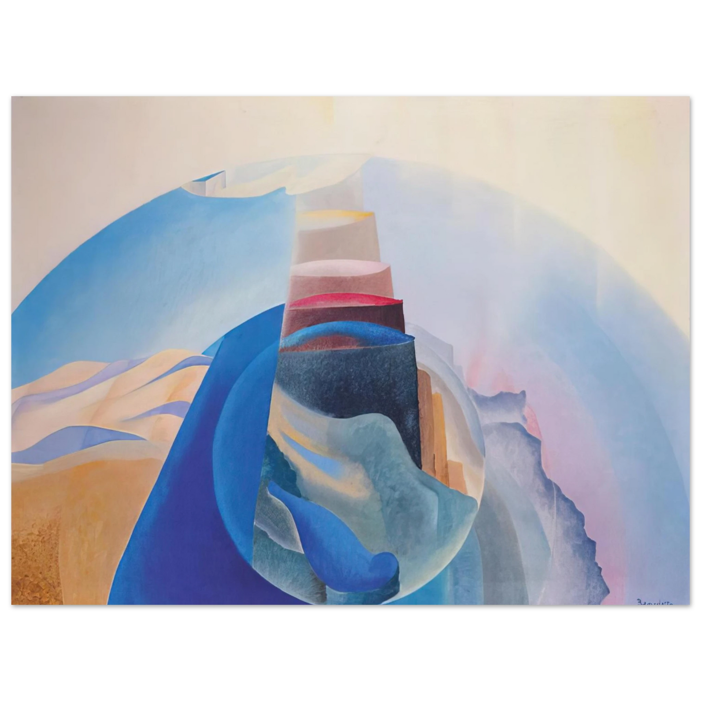 Benedetta Cappa - Mount Tabor - 1936 Fine Art Poster - Default Title