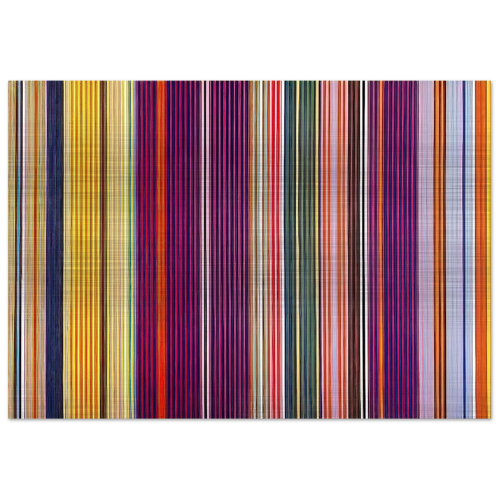 Dr. Peppercorn - 1967 - Gene Davis Brushed Aluminum Print - 70x100 cm / 28x40 inches | Gene Davis Aluminum Print | Gene Davis Prints