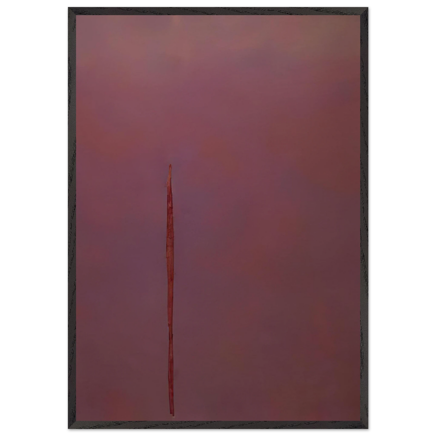 Untitled - 1971 N9 - Theodoros Stamos 70x100 cm / 28x40 inches Framed Art Print – Black Wooden Frame